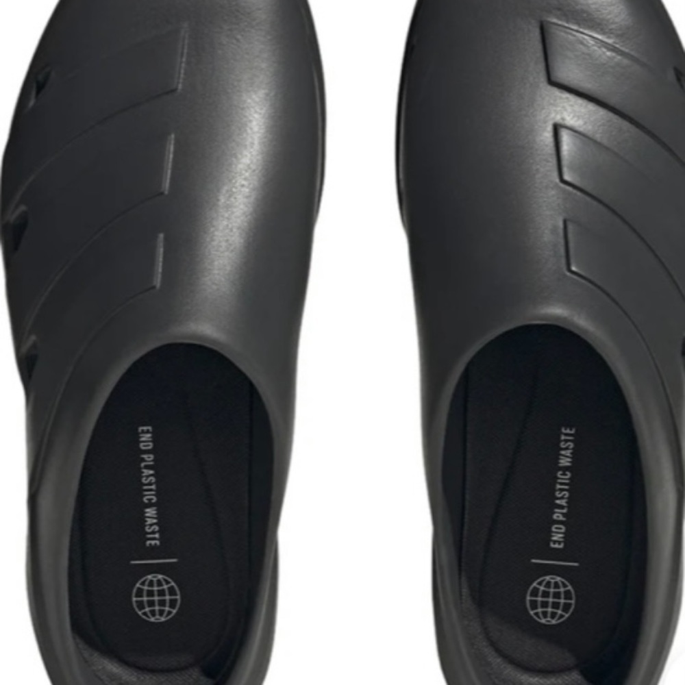 Men's Adidas Clogs - US 11 Carbon/Core Black - Picture 3 of 6